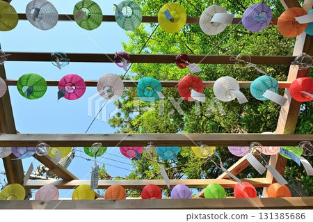 Wind chimes at Mizuhara Hachiman Shrine (Niigata Prefecture) 131385686