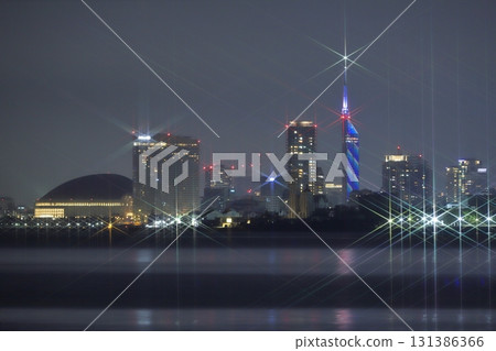 交叉濾鏡下的福岡夜景 交叉濾鏡下的福岡夜景 131386366