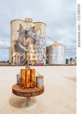 Nullawil Silo Art in Victoria Australia 131386595