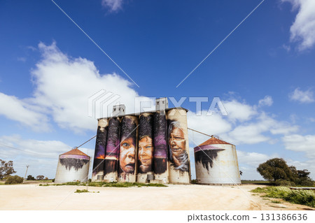 Sheep Hills Silo Art in Victoria Australia 131386636
