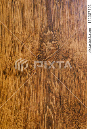 Oak Wood Grain With Natural Knots 131387591
