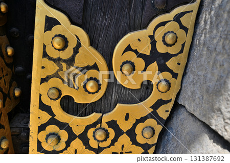 京都「二條城」的城門與石牆 131387692