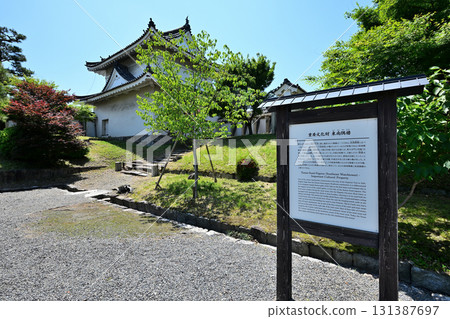 Kyoto "Nijo Castle" gate and stone wall Kyoto "Nijo Castle" gate and stone wall 131387697