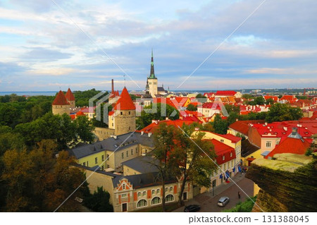 Tallinn Old Town seen from Toompea Tallinn Old Town seen from Toompea 131388045