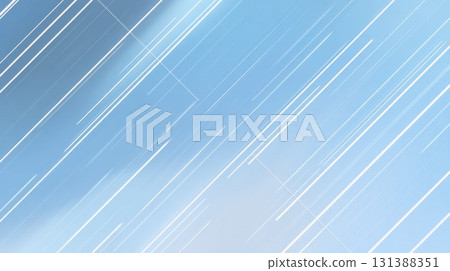 Seamless loop of thin lines moving diagonally across a soft blue background with dynamic energy 131388351