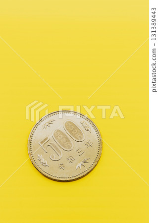500 yen coin, 500 yen coin, one coin 131389443