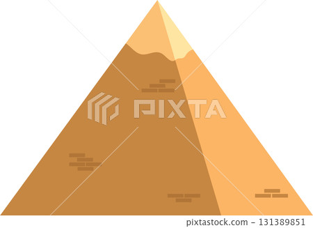 Ancient pyramid standing tall in the desert, a monument to history and human ingenuity. Ancient pyramid standing tall in the desert, a monument to history and human ingenuity. 131389851