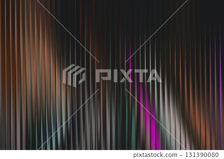 Colorful Dark Ribbed Gradient Neon Abstract Texture 131390080