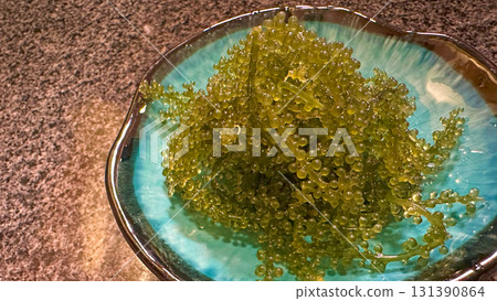 Sea grapes, Okinawa gourmet, Japanese food, healthy food 131390864