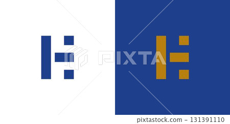 Modern and strong H initials logo design 131391110