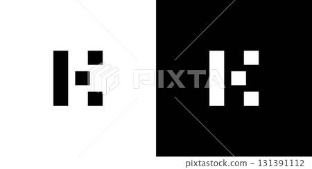 Modern and strong K  initials logo design 131391112