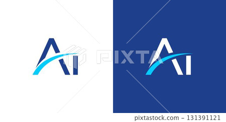professional and modern AI logo design professional and modern AI logo design 131391121
