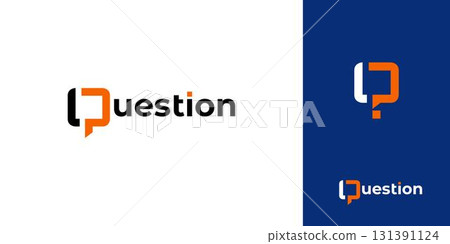 Unique and modern question logo design Unique and modern question logo design 131391124