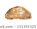 Rustic sourdough bread slice isolated on transparent background 131391325