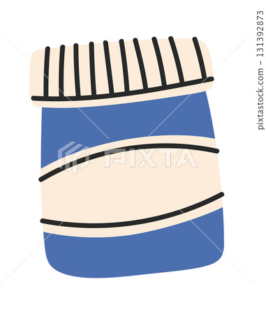 Blue color gouache painting tool Blue color gouache painting tool 131392873