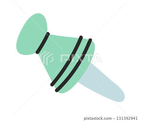 Pin stationery supply hand drawn Pin stationery supply hand drawn 131392941