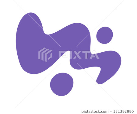 Purple paint liquid spot element Purple paint liquid spot element 131392990