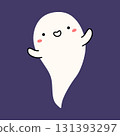 Cute and funny ghost 131393297
