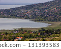 Lake Balaton on Hungary from above.Badacsony Lake Balaton on Hungary from above.Badacsony 131393583