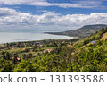 Lake Balaton on Hungary from above.Badacsony Lake Balaton on Hungary from above.Badacsony 131393588