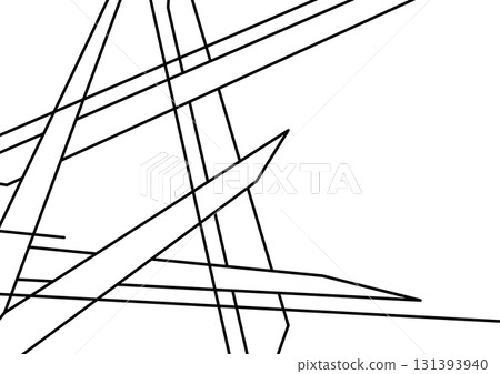 Background with abstract lines. Geometric texture of chaotic lines in shape of star. 131393940