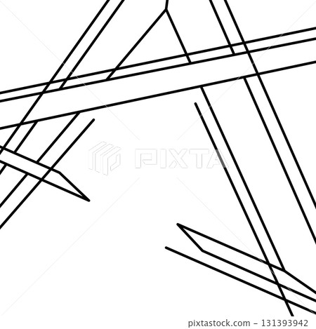 Background with abstract lines. Geometric texture of chaotic lines in shape of star. 131393942