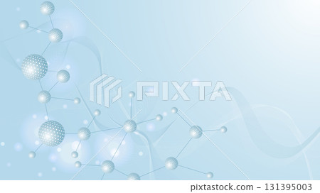 Structure molecule and communication. Dna, atom, neurons. Scientific concept for your design. Connected lines with dots. Medical, technology, chemistry, science background. illustration Structure molecule and communication. Dna, atom, neurons. Scientific concept for your design. Connected lines with dots. Medical, technology, chemistry, science background. illustration 131395003
