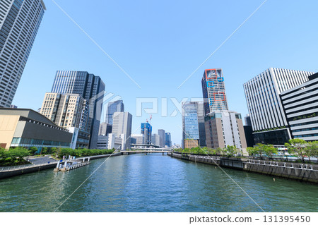 Buildings along the Dojima River in Nakanoshima, Osaka (Kita Ward, Osaka City, Osaka Prefecture) Buildings along the Dojima River in Nakanoshima, Osaka (Kita Ward, Osaka City, Osaka Prefecture) 131395450