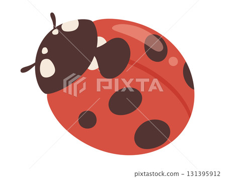 Cute ladybug illustration material 131395912