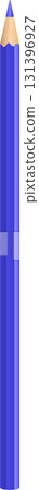 A cylindrical object stands tall, its blue hue catching the light and casting gentle shadows around it. 131396927