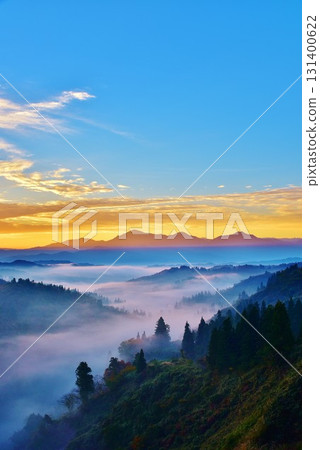 Echigo Mikoyama黎明的雲海晨光 Echigo Mikoyama黎明的雲海晨光 131400622