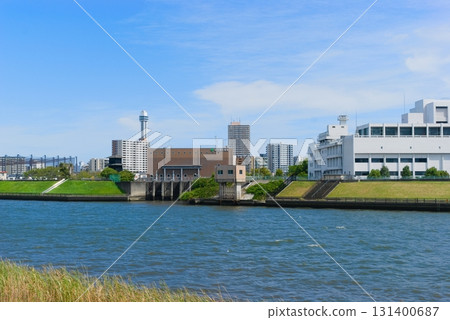 2025年9月 東京都江戶川區新川排水泵站週邊 131400687