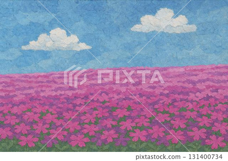 芝櫻之丘藍天拼貼畫 131400734