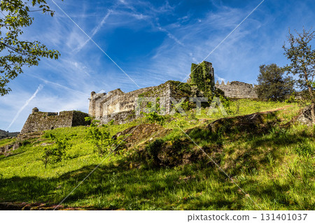 The Castle of Lindoso in Portugal is a medieval castle in the civil parish of Lindoso, district of Viana do Castelo. 131401037