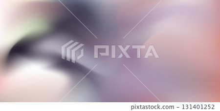 Abstract muted light violet and coral pink colours vector flowing liquid mesh gradient background. Aesthetic dark green, gray and rose tranquil wavy fluid concept for dreamy banner design 131401252