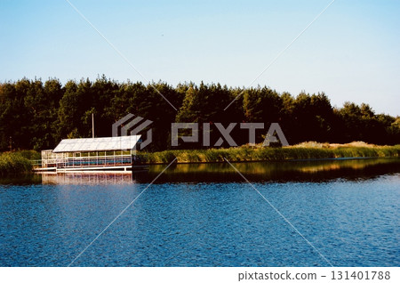 Scenic Lake Near the Forest 131401788