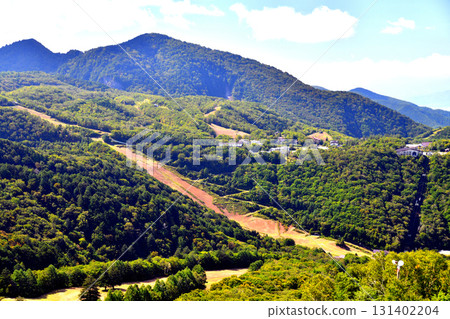 志賀高原巨型滑雪場，俯瞰蓮池（長野縣山之內町）[2025年9月] 131402204