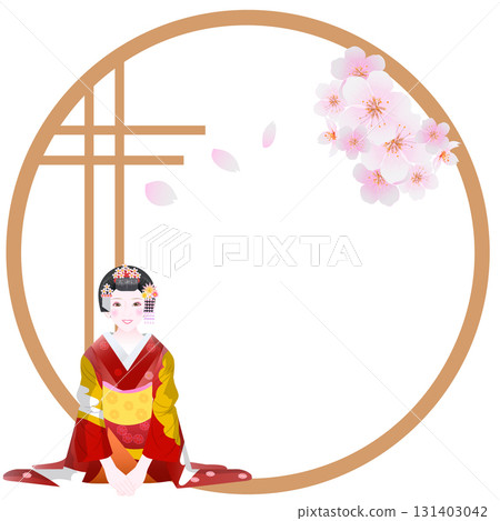 和服問候框 131403042