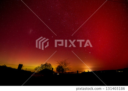 紐西蘭的北極光 131403186