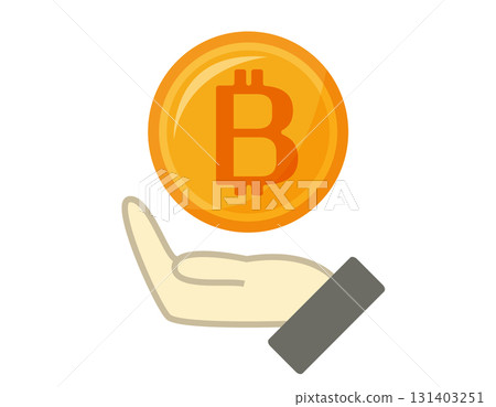 比特幣圖示虛擬貨幣 131403251