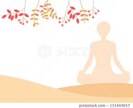 Autumn Frame Yoga 131403657