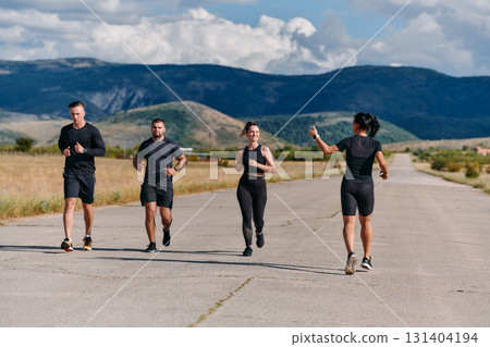 Preparation of the athletic team for the Athletic Marathon Journey 131404194