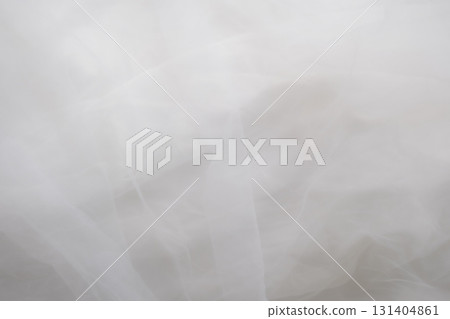 Fabric background material white white fabric transparent 4k text space virtual space 131404861