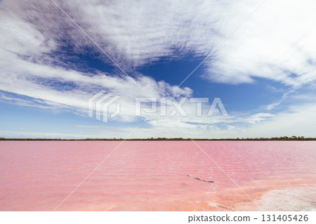 Pink Lake Dimboola in Australia Pink Lake Dimboola in Australia 131405426