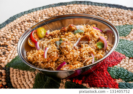 Chicken Biryani Asian Mixed Rice 131405752