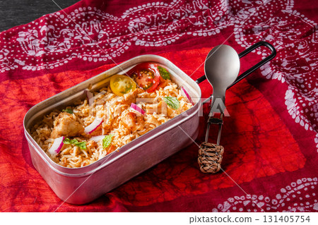 Chicken Biryani Asian Mixed Rice Chicken Biryani Asian Mixed Rice 131405754