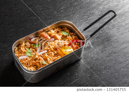 Chicken Biryani Asian Mixed Rice 131405755