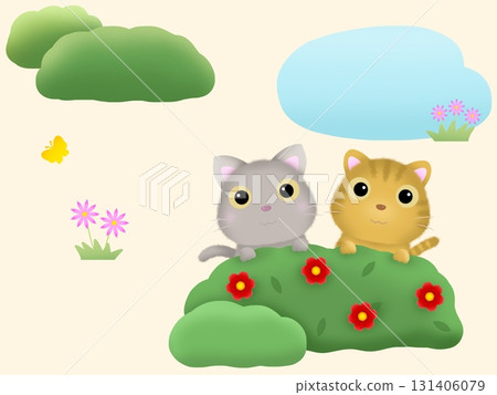 Grassland Cat Background K-3 Grassland Cat Background K-3 131406079