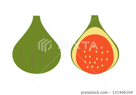 Fig fig fig fruit season autumn illustration color simple Fig fig fig fruit season autumn illustration color simple 131406104