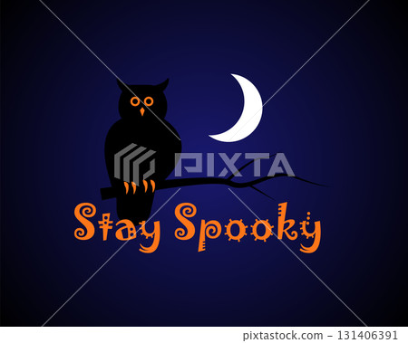 stay spooky halloween cat night stay spooky halloween cat night 131406391